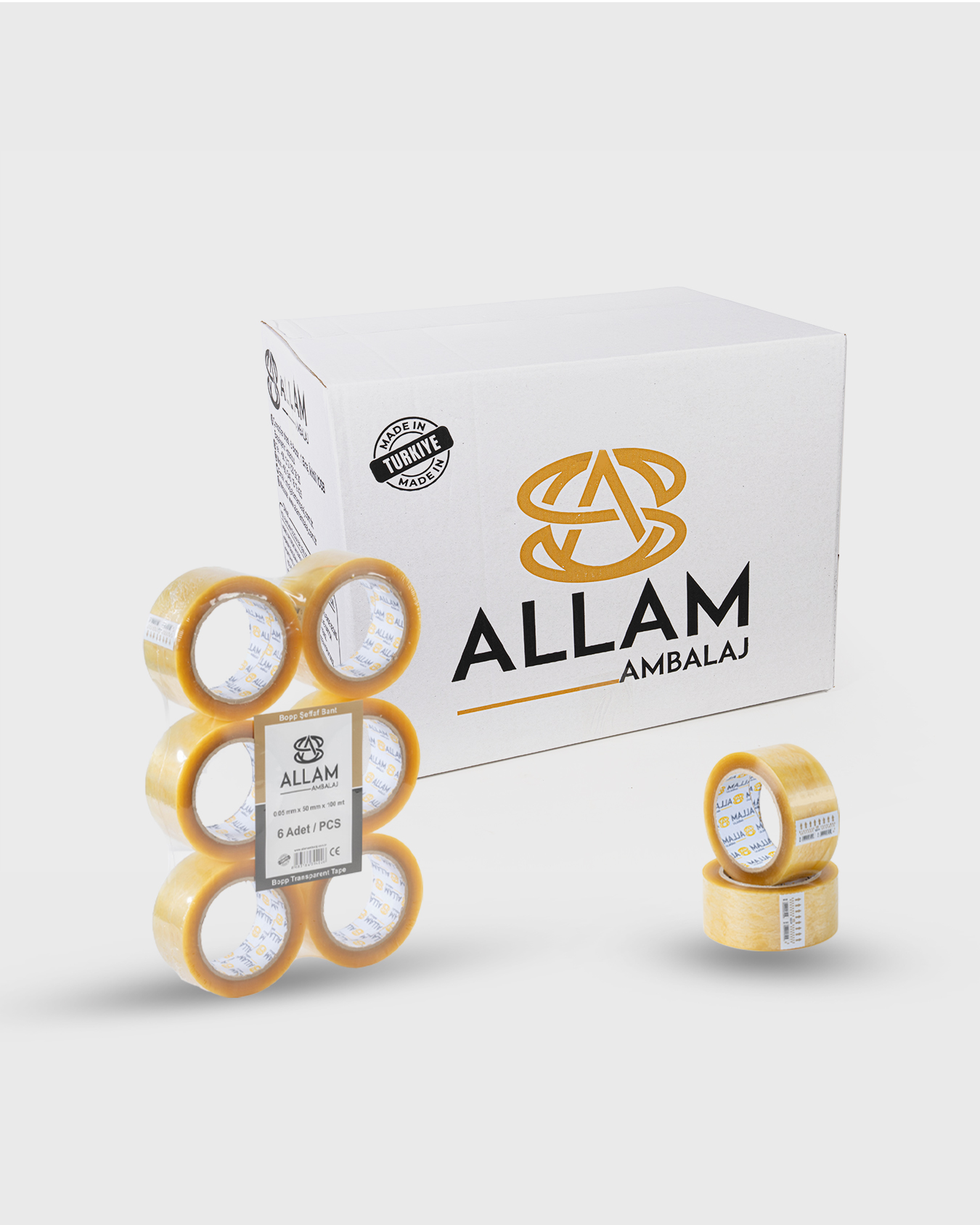 Clear Hot Melt BOPP Tape